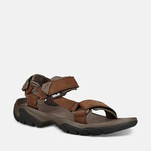 Teva Terra Fi 5 Universal Leather Sandalen Herren Braun Austria [PVML63482]